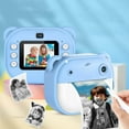 thumbnail image 1 of Uutvery Instant Camera ,64G Digital Camera Instant Print,1080P HD Instant Camera Front And Rear Two Camera Thermal Printing Camera,Toy Camera Easter Birthday Gifts,800mAh Battery, 1 of 9