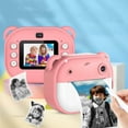thumbnail image 1 of Uutvery Instant Camera ,64G Digital Camera Instant Print,1080P HD Instant Camera Front And Rear Two Camera Thermal Printing Camera,Toy Camera Easter Birthday Gifts,800mAh Battery, 1 of 9