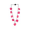 thumbnail image 1 of Uutvery LED Heart Necklace String Lights, Valentine's Day Rose Holiday Ambient Lights, Battery Powered Colorful Light String, 96cm Room Wall Decor, 1 of 4