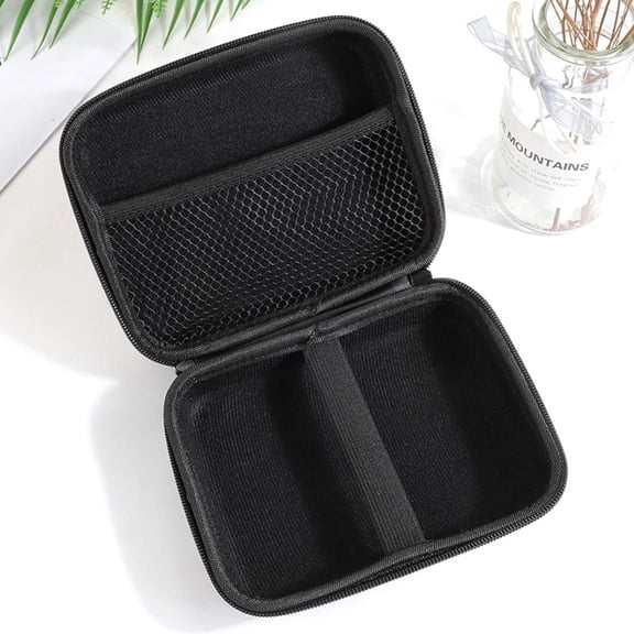 Uutvery Multi-Functional Digital Device Organizer, EVA Hard Shell Storage Case with Zipper, Portable Box for Cables Earphones Power Banks, 6.30x4.72x2.36 Inches