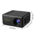 thumbnail image 1 of Uutvery Portable Ceiling Projector, 1080P HD Projector for Home and Bedroom, Wall Projection with Multi-Device Connectivity, Lightweight and Easy Setup, Health-Friendly ABS Plastic, 1 of 8