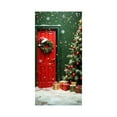 thumbnail image 1 of Uutvery Seasonal Door Decoration with Santa Claus Design, 35x72 Inch Christmas Door Cover,Xmas Door Hanging Decor for Holiday Party and Home Celebration, 1 of 6