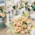 thumbnail image 1 of Uutvery Simulated Rose Bouquet, Multicolor Fake Flowers Home Decor, Valentine‘s Day Ambiance Decoration, 12x6.6x1.2 Inches, 1 of 7