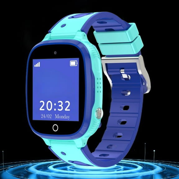 Uutvery Smart Phone Watch for Youth, Two-Way Call Watch with Photo Camera and LBS Positioning, Waterproof Pedometer with Games and E-Book, Long Battery Life