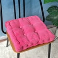 thumbnail image 1 of Uutvery Square Corn Kernel Seat Cushion, Thickened Handmade Tatami Floor Cushion, Corduroy Chair Pad and Pet Mat, Portable Cushion for Reading Gaming, 16x16 Inches, 1 of 7