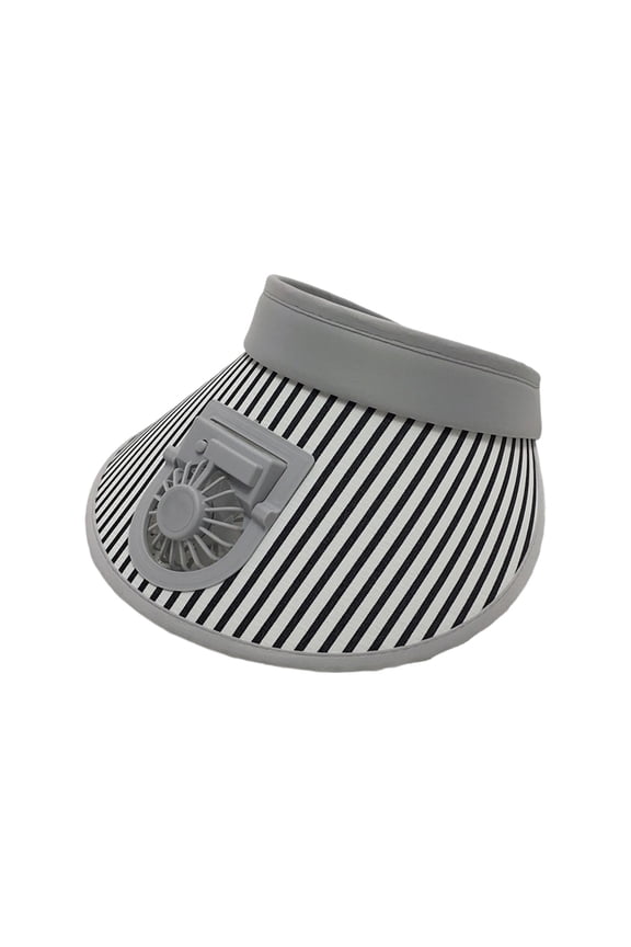 Sun Visor Hats with Fan,Wide Brim Sun Visor Hat with Built-in Fan,Solar Fan Hat Sun Visor with 3 Wind Speed Adjustable Visors for Outdoor,Sun Protection Fishing Beach Hat Visors for Women