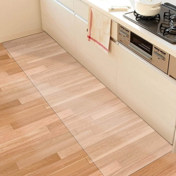 Uutvery Transparent PVC Floor Protector Mat, 1.5mm Thick Non-Slip Mat for Hard Floors, Chair Caster Roller Mat, Easy Clean Frosted Version