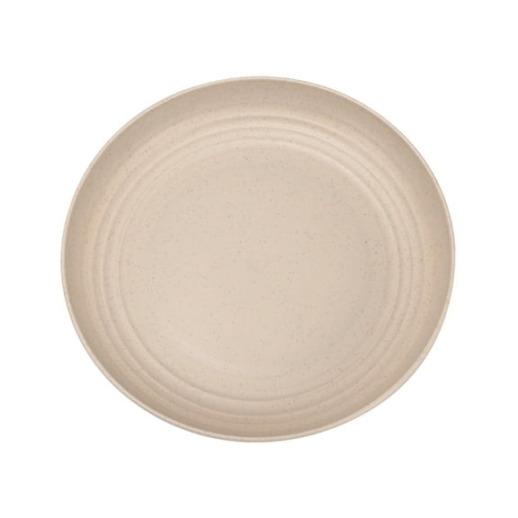 Uutvery Unbreakable Wheat Straw Plates,Shatterproof Plastic Reusable Plates,Dishwasher Microwave Safe Plates,Dinner Trays,Lightweight Dishes and Plate for Kitchen Camping Dishwasher Microwave
