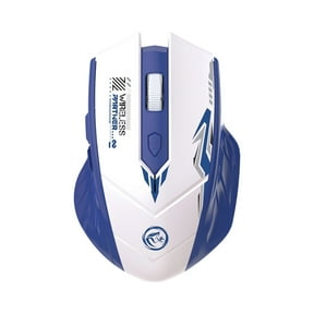 Uutvery Wireless and Bluetooth Gaming Mouse, 6-Key 2.4G Adjustable DPI Mouse with Type-C Fast Charging, for Office and Gaming, 3600 DPI, Mute Operation