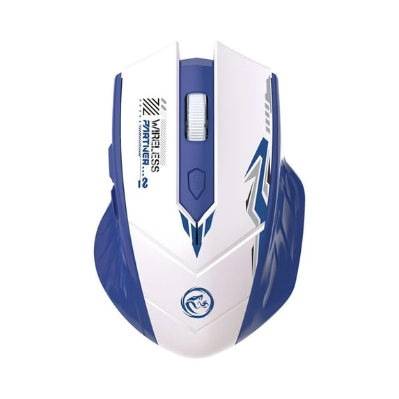 Uutvery Wireless and Bluetooth Gaming Mouse, 6-Key 2.4G Adjustable DPI Mouse with Type-C Fast Charging, for Office and Gaming, 3600 DPI, Mute Operation