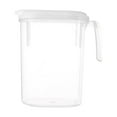 thumbnail image 1 of Uutvmp 1.8L Clear Pitcher with Lid and Spout, Large Capacity Heat-resistant Ice Tea Pitcher Juice Pitcher for Fridge BPA Free Transparent, White, 1 of 8