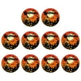 thumbnail image 1 of Uutvmp 10 Pcs Halloween Party Dinnerware Set Orange Black Pumpkin Themed Paper Plates Halloween Disposable Tableware Party Supplies for Spooky Themed Party Birthday, 1 of 5