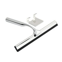 Uutvmp 10Inch Squeegee for Shower Glass Door, All-Purpose Shower Squeegee for Glass Doors Bathroom Car Window Mirror Tile Wall Windshield Cleaner Tool Household with 1 Hooks