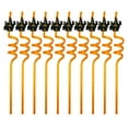thumbnail image 1 of Uutvmp 10Pcs Reusable Halloween Straws, Halloween Party Favors Plastic Drinking Straws, Bats Pumpkin Skull Spider Cat Vampire Witch Ghost Halloween Theme Straws for Kids, 1 of 1