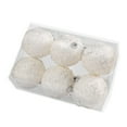 thumbnail image 1 of Uutvmp 24 Pieces Christmas Tree Foam Balls, White Ball Ornaments Snowballs, Snowy Bauble Hanging Ornaments with Ropes for Christmas Xmas Holiday Wedding Party Decorations, 1 of 8