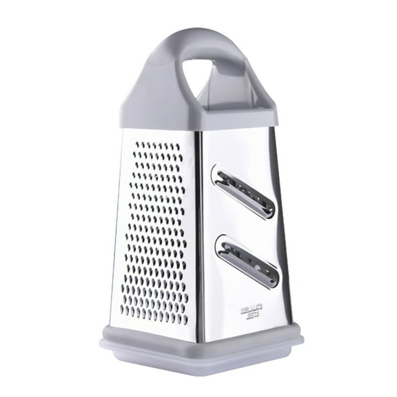 Uutvmp 4 in 1 Grater, Stainless Steel Multifunctional Four Sided Vegetables Cutter, Cheese Shredder, Household Fruit Slicers, Kitchen Cutter, Home Essentials Kitchen Tools