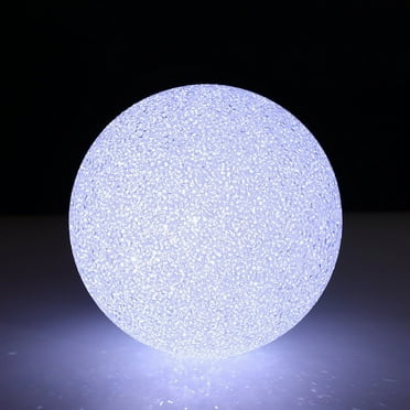 Uutvmp 4.72Inch Color Changing Portable Led Ball Lights, USB Operated LED Orbs Crystal Effect for Wedding Party Decoration