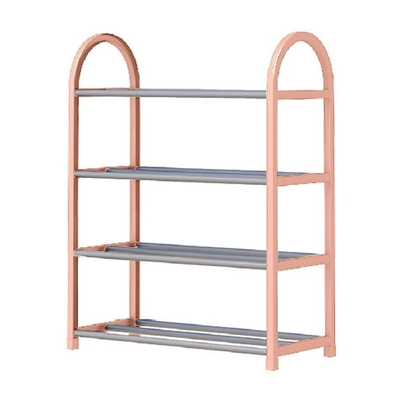 Uutvmp 4 Tier Free Standing Shoe Rack, Shoe Organizer for Closet, Shoe Storage Shelf, Easy to Assemble, Entryway, Bedroom
