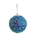 thumbnail image 1 of Uutvmp 4Pcs Glitter Christmas Ball Ornaments, 3.15" Shatterproof Plastic Christmas Tree Balls, Hanging Bulk Balls for Xmas Tree Party Wedding Home Holiday Decor, 1 of 6