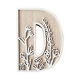 thumbnail image 1 of Uutvmp 5 Inch Wooden Letters for Wall Decor, Flowered Paintable Wooden Nursery Letters for Crafts Wood Alphabet Letter for Birthday Xmas Nursery Name Sign Wedding Home Decoration, 1 of 5