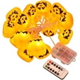 thumbnail image 1 of Uutvmp 8.2ft Halloween Pumpkin String Lights, Pumpkin LED Lights, Pumpkin Decorative Lighting String, 2 Modes Battery Operated 20LED Pumpkin Lights for Halloween Decorations, 1 of 5