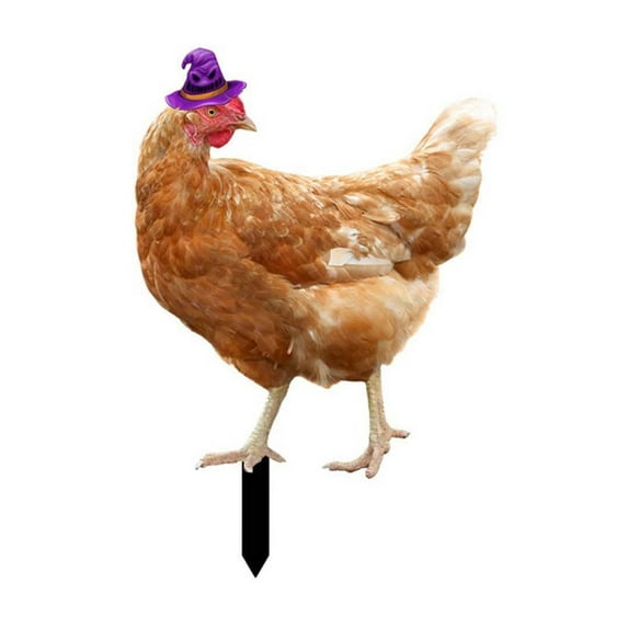 Uutvmp Acrylic Rooster Decor, Rooster Statues,Outdoor Garden Statues, Acrylic Chicken Sculptures Art Decor for Backyard Patio Lawn