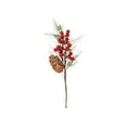 thumbnail image 1 of Uutvmp Artificial Christmas Tree Picks, Assorted Red Berry Picks and Sprays, for Christmas Tree Filler Floral Arrangement DIY Wreath Winter Holiday Season Decor, 1 of 6