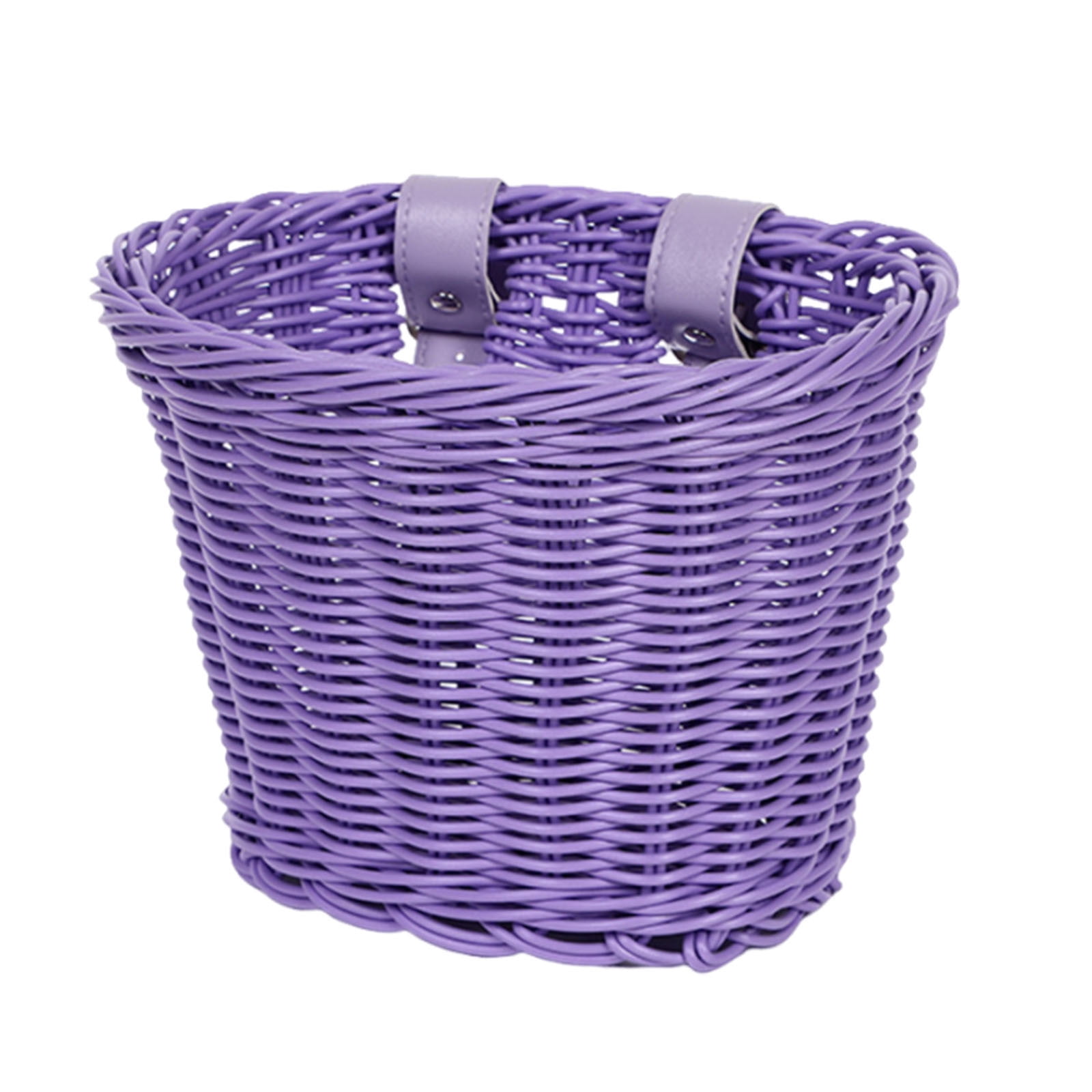 Wicker Kids Bike Basket Front Bicycle Basket Brown Bicycle Toy