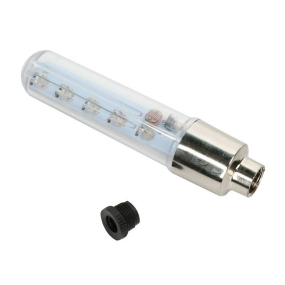 Uutvmp Bike Tire Valve Stem Light, LED Waterproof Bicycle Wheel Lights Neon Flashing Lamp Glow in The Dark Cool Safe Accessories, 1 Pack