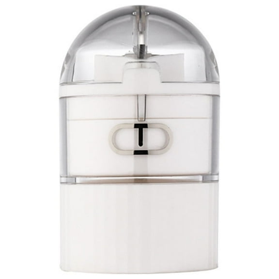 Uutvmp Box 4 in 1 Portable Pill Cutter Medicine, Powder Splitter Tablet Grinder Storage Box, Crusher Multi-Functional Pill Case Grinder