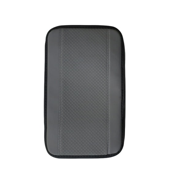 Uutvmp Car Armrest Storage Box Mat, Fiber Leather Car Center Console Cover, Car Armrest Seat Box Cover Accessories Interior Protection