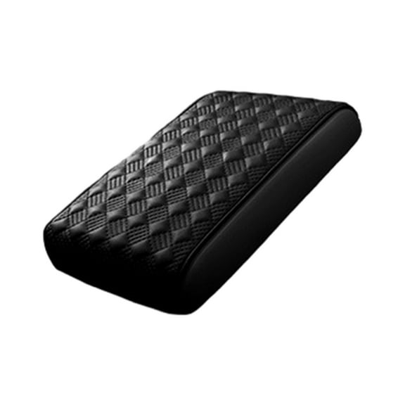 Uutvmp Car Center Console Cover Pad, Leather Auto Armrest Cover, Car Armrest Box Mat with Added Storage Bag, Personalized Classic Elbow Pad Arm Cushion Pads