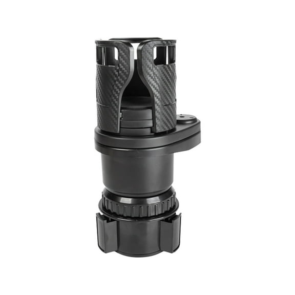 Uutvmp Car Mounted Water Cup, Multifunctional Rotating Car Center Console, Beverage, Split In Two, Double Layer Storage Rack