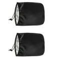 thumbnail image 1 of Uutvmp Car Side Mirror Snow Cover, 12.9" x 10.6" Silver-Coated Oxford Cloth Waterproof Dustproof Side Mirror Cover, All-Season Protection Mirror Antifrost Shield, Universal for Car (Black), 1 of 6