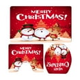 thumbnail image 1 of Uutvmp Christmas Bathroom Rug Set of 3, Cartoon Snowman Red 3 Pieces Bath Mats Set for Bathroom, No Silp Washable Cover Floor Rug Decorations for Kitchen Bathroom Bedroom, 1 of 6
