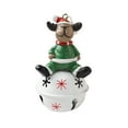 thumbnail image 1 of Uutvmp Christmas Bell Ornaments, Christmas Tree Ornaments 3.5 Inch Reindeer Bell Ornaments, Christmas Decorations Elk Ornaments Hanging Bells for Xmas Tree Fireplace Wreath Holiday Decor, 1 of 6