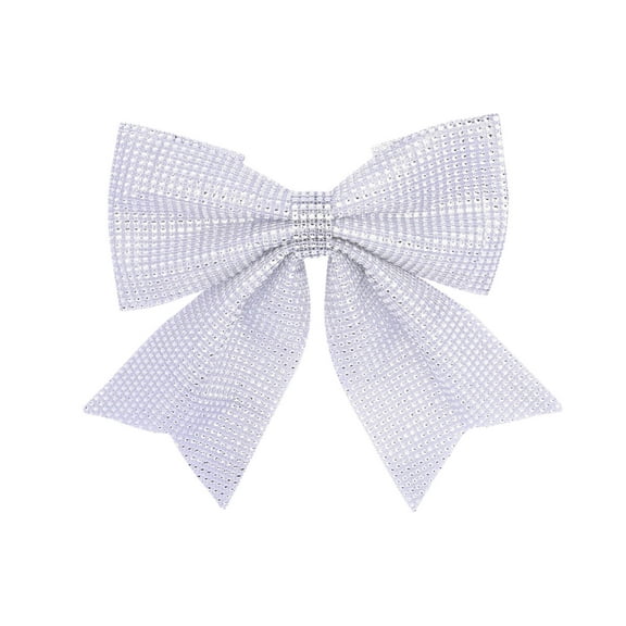 Uutvmp Christmas Bow Wreaths Bows, Christmas Tree Bow Glitter, Xmas Decorative Bows Sequin Bow Ties for Home Ornament Decoration, Christmas Party, Gift Wrapping Decor