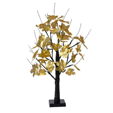 Uutvmp Christmas Decorations Small Tree Lights, LED Christmas Party Decoration Lights, Birchs Tree Decoration Lights Thanksgiving Easter Indoor Event Landscapes Glows Tree Maple Leaf Tree