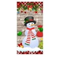 thumbnail image 1 of Uutvmp Christmas Door Cover Decoration, Large Snowman Xmas Door Hanging Cover, Christmas Snowman Hanging Ornament Home Front Door Hanging Pendant Winter Holiday Party Decor, 1 of 6