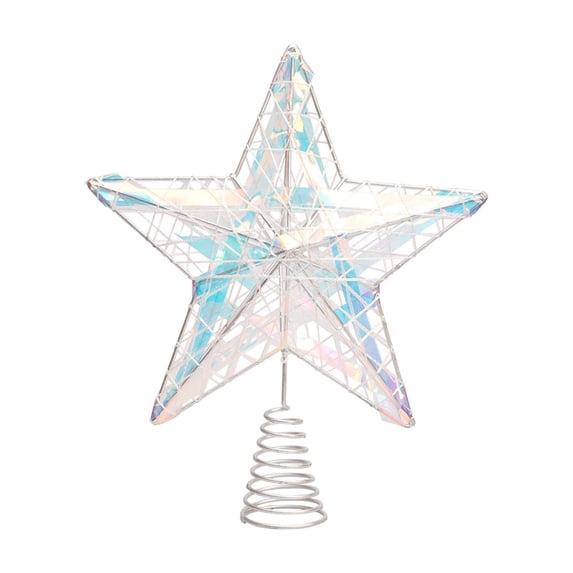 Uutvmp Christmas Tree Topper, Hollow Star Tree Topper for Christmas Tree, Christmas Tree Party Favors Holiday Decorations
