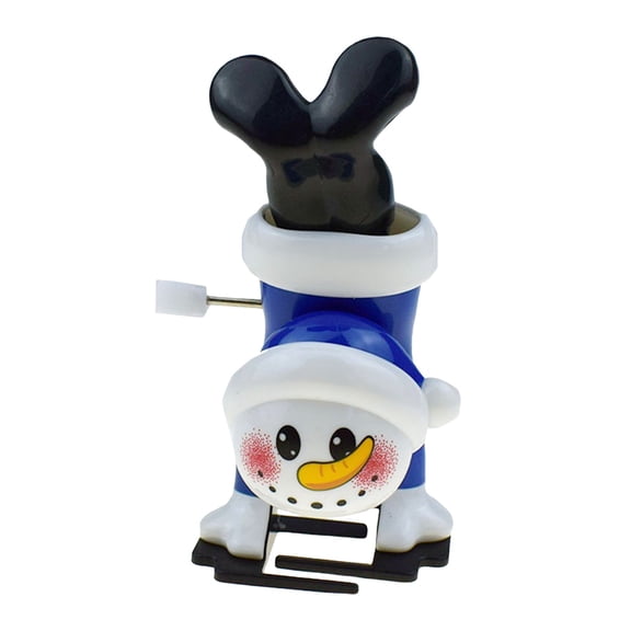Uutvmp Christmas Wind Up Toys, Christmas Inverted Clockwork Chain Snowman Walking Ornament, Christmas Stocking Wind Up Toys, Desktop Christmas Ornaments