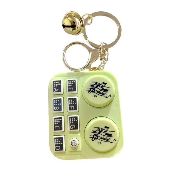 Uutvmp DJ Disc Player Keychain,DJ Disc Player Toy Pendant,Portable Mini Musical DJ Player Toy for DJ Enthusiasts,Compact Disk Player Bag Pendant Gifts (Green)