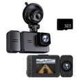 thumbnail image 1 of Uutvmp Dash Cam WiFi 1080P FHD Car Driving Recorder, Front and Inside Two Lens Car Cameras, HD Infrared Night Visio G Sensor Loop Recording with 32G Memory Card, 1 of 9