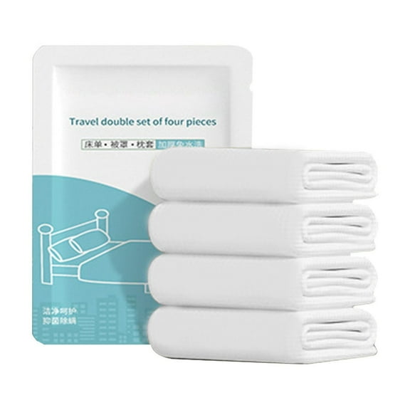 Uutvmp Disposable Bed Sheet Quilt Cover, Hotel Travel Portable Double Bedding Thickened Quilt Sheet