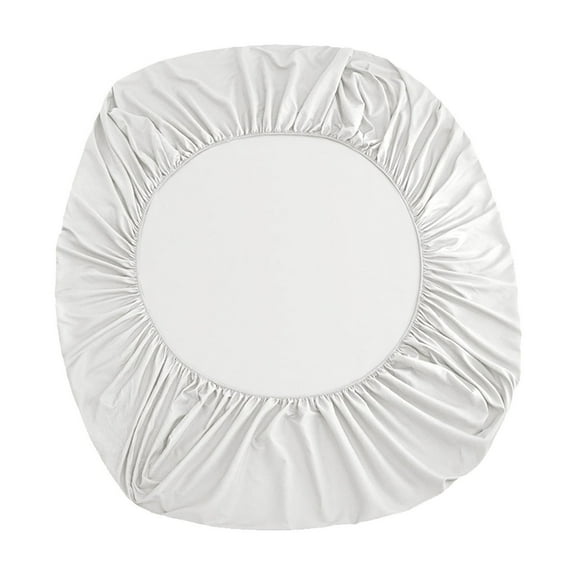 Uutvmp Double Bed Fitted Sheet, Piece Non-Slip Fixed Bed Cover, All-Inclusive Mattress Protection Bed Cover Soft Fiber Suitable for Sleeping Naked