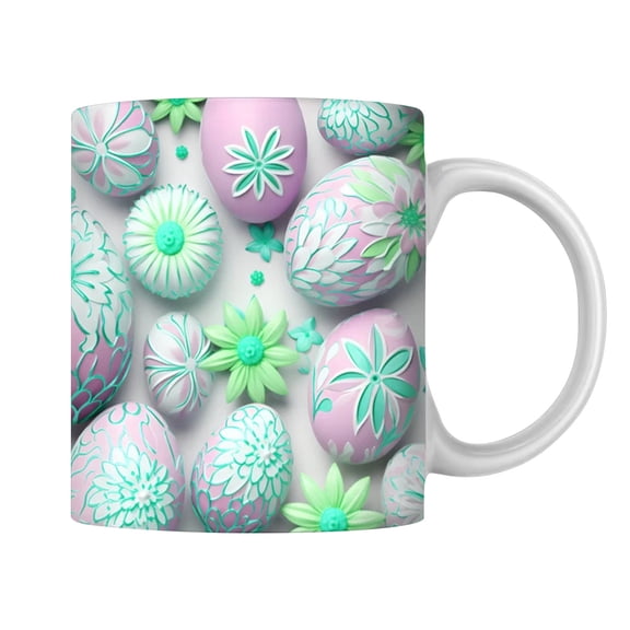 Uutvmp Easter Rabbit Bunny Ceramic Coffee Mark Cup Tea Water Cup New Style Mug 350ml Bunny Easter Ceramic Coffee Mark Mug
