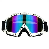 Uutvmp Fashion Anti-fog Ski Goggles, Large Frame Anti-wind and Sand Outdoor Sports Cycling Colorful Goggles
