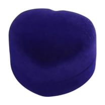 Uutvmp Flocking Heart Shaped Ring Box, Anniversary Wedding Ring Earrings Gift Box, Valentine's Day Small Gift Box, Jewelry Presentation Box Case Jewelry Organizer Jewelry Boxes