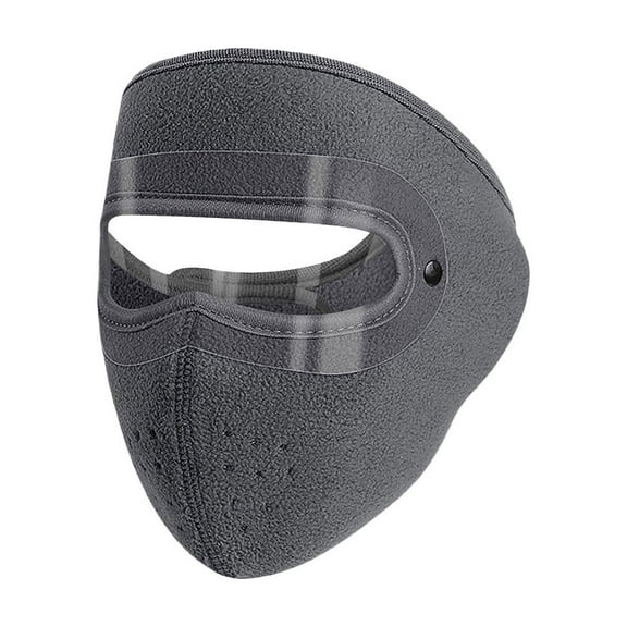Uutvmp Full Face Protection Mask, Winter Warm Masks, Polar Fleece Riding Windproof Hd Goggles Face Protection Mouth Shield