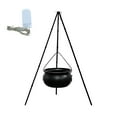 thumbnail image 1 of Uutvmp Halloween Decorations Outdoor,Witches Cauldron for Yard Decorations,Halloween Decorations Indoor,Large Witches Cauldron on Tripod with String Lights, 1 of 4